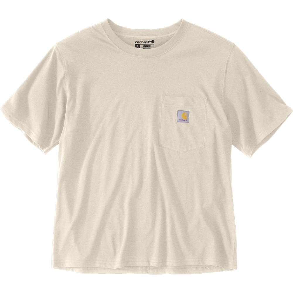 W's Tencel Fiber Series Loose T-Shirt Oat Milk Heather, view: 1