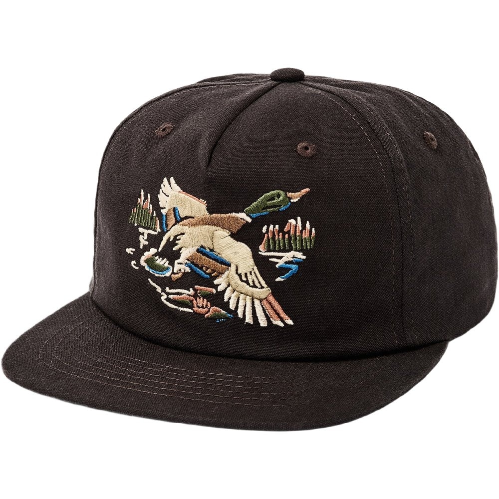 Mallard Graphic Trucker Cap Dark Brown, view: 1