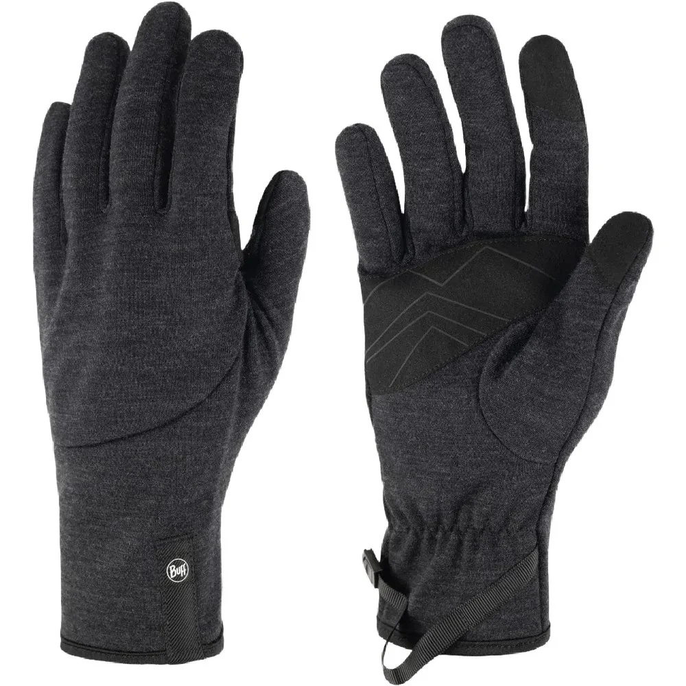 Merino Fleece Gloves Black, view: 1