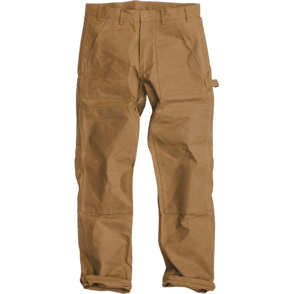 Waxed Workwear Pants Brown, view: 1