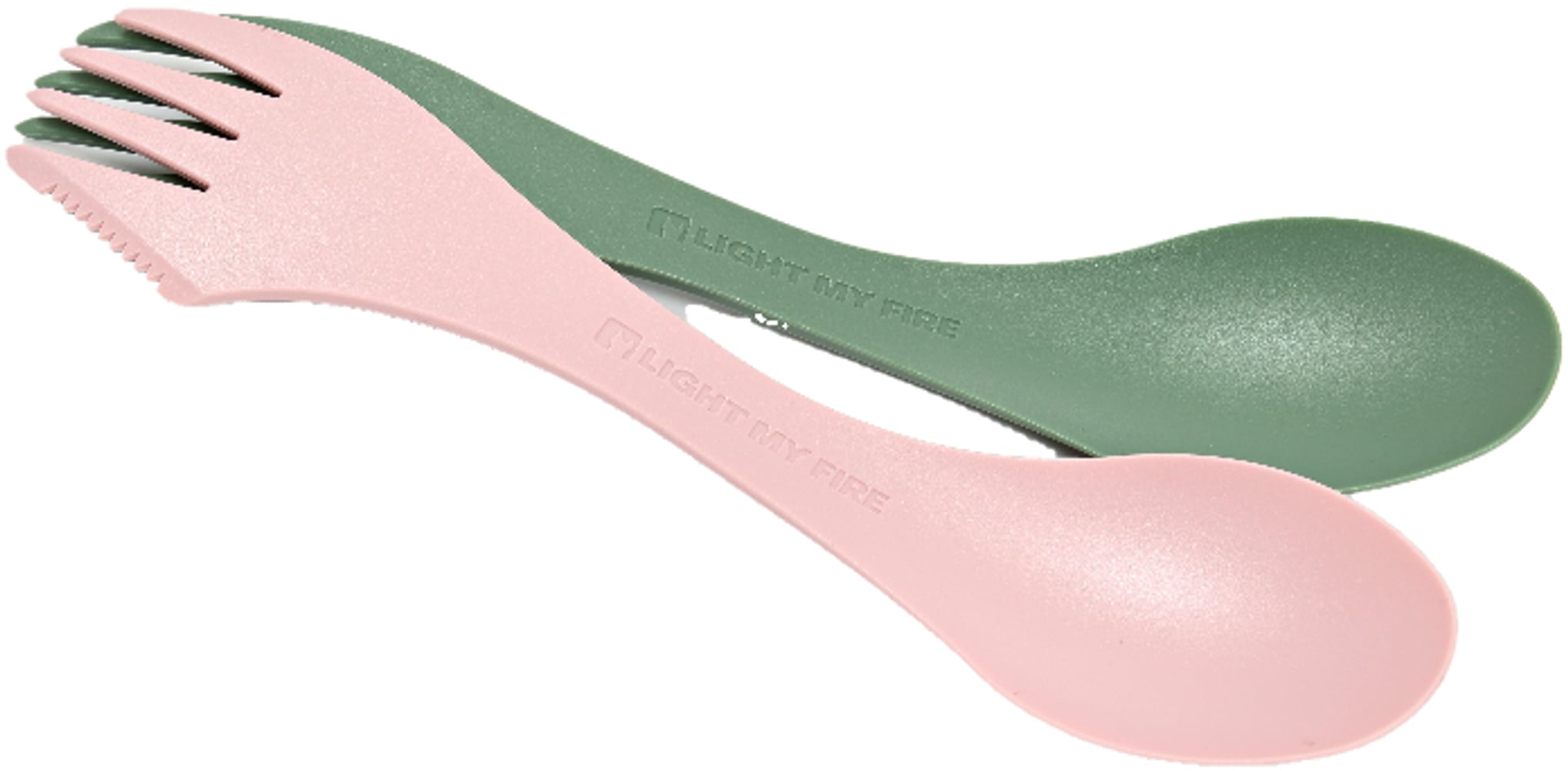 productImage: Spork Lefty Sandy Green / Dusty Pink