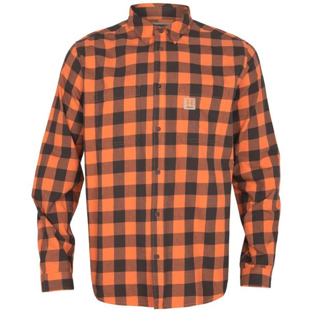 Scandinavian Långärmad Skjorta Mandarin Check, view: 1