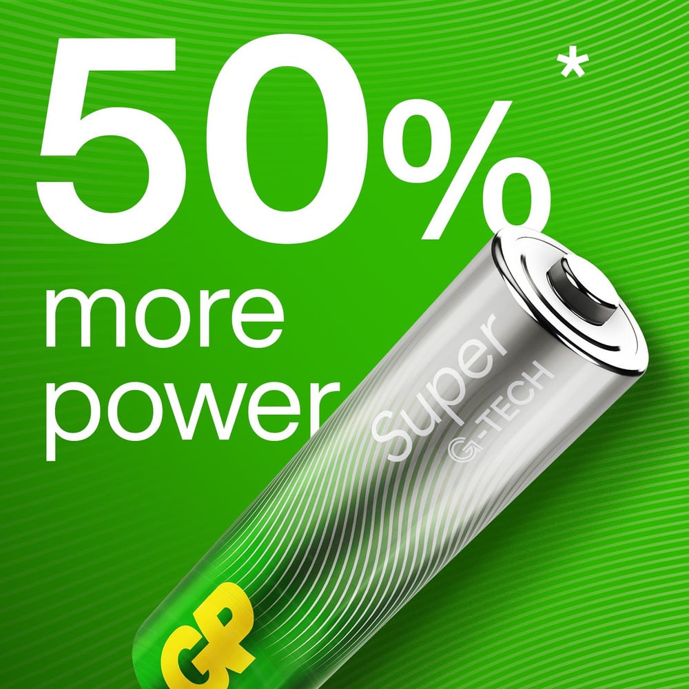 productImage: GP Super Alkaline AAA-batteri, 24A/LR03, 12-pack