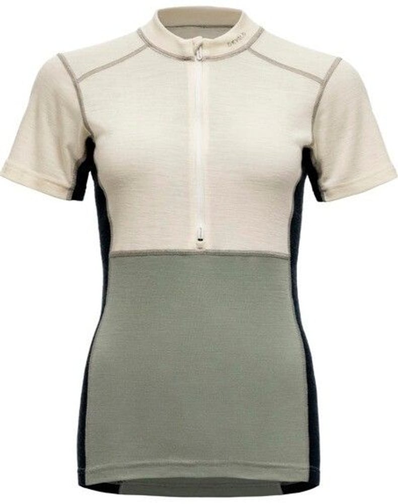 productImage: Lauparen Merino 190 Zip Tee Woman Raw White/Fog/Ink