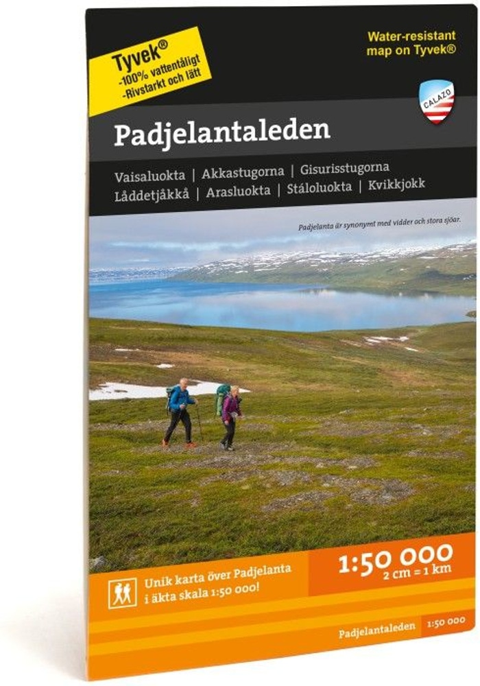 productImage: Fjällkarta Padjelantaleden 1:50 000