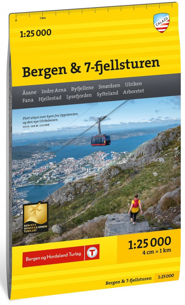 Stikart Bergen & 7-fjellsturen 1:25 000, view: 1