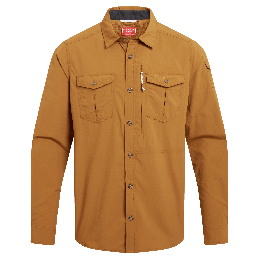 productImage: M's Nosilife Adventure Long Sleeved Shirt Iii Deep Henna