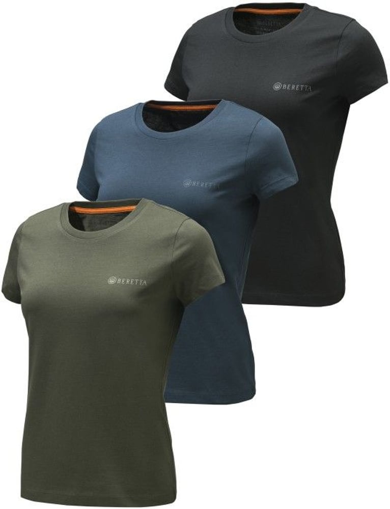 productImage: Set of 3 W's T-shirt Moss & BluEclipse & Black