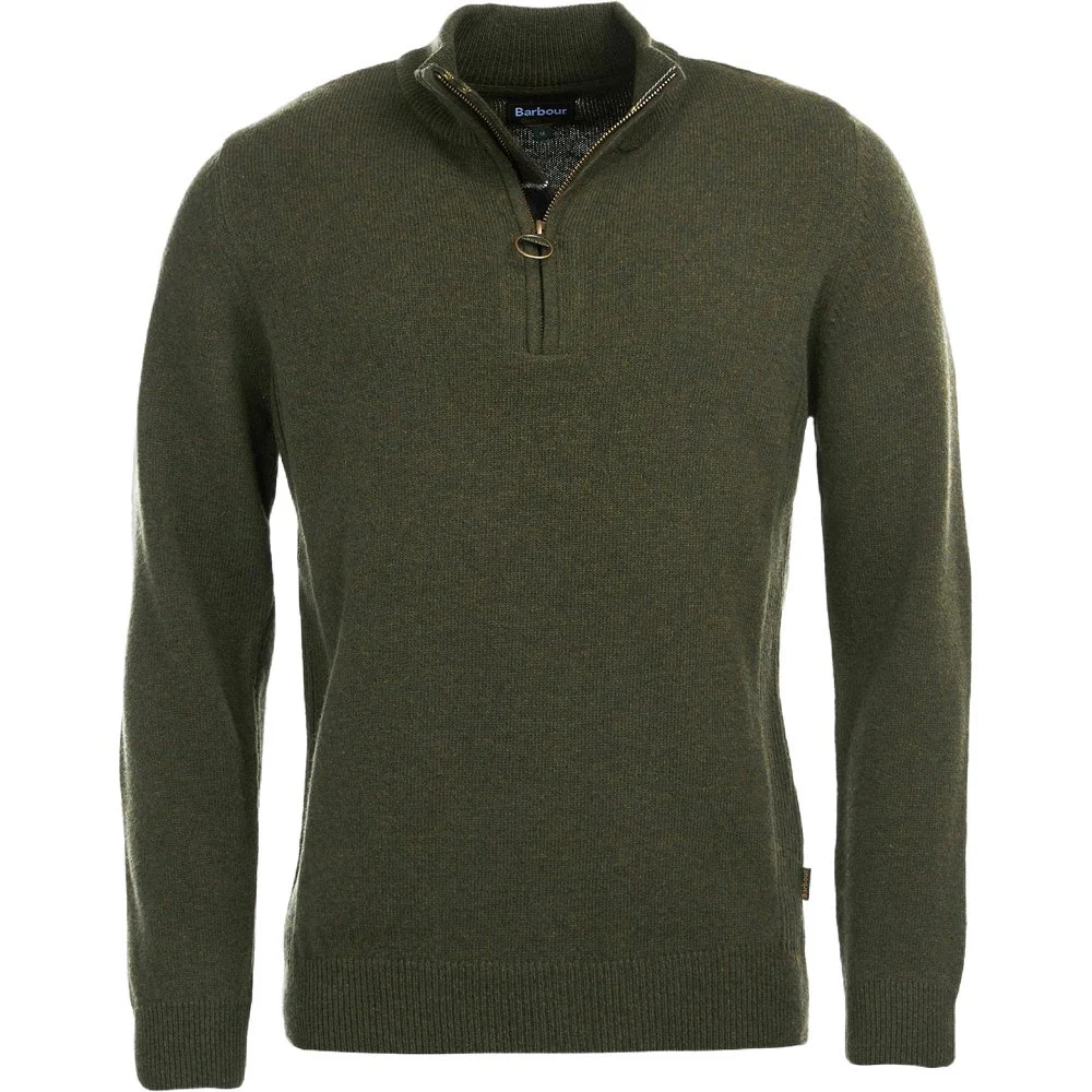 M's Holden Half Zip Dark Olive, view: 1