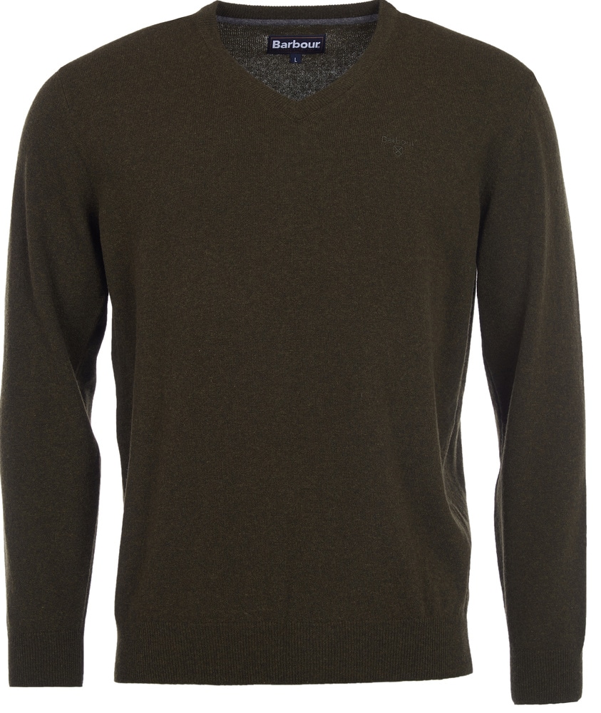 productImage: M's Essential Lambswool V-Neck Dundee Tartan