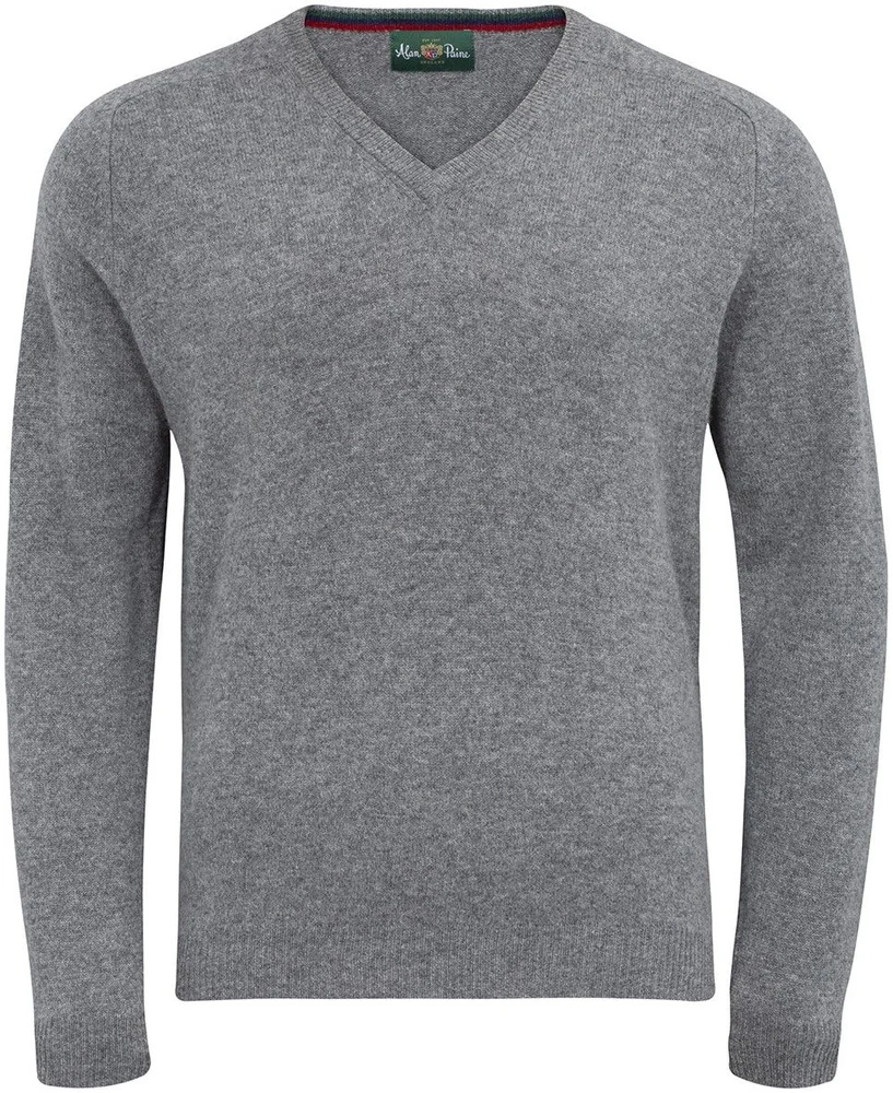 Streetly V-Neck Pullover Grey Mix, view: 1