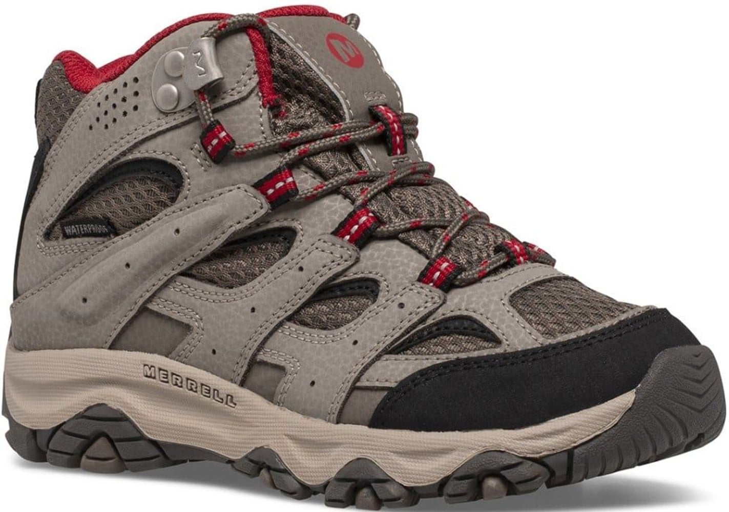productImage: Moab 3 Mid Waterproof Junior/Dam Boulder/Red