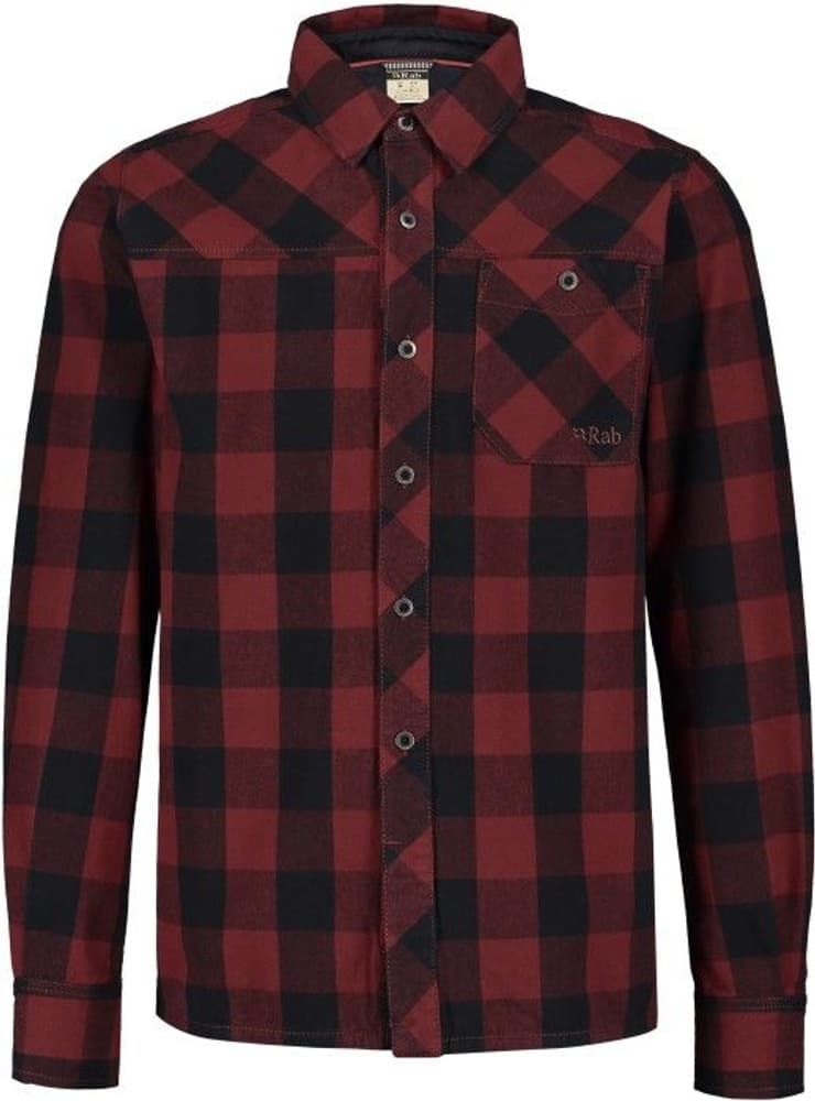 Oxblood Red Check