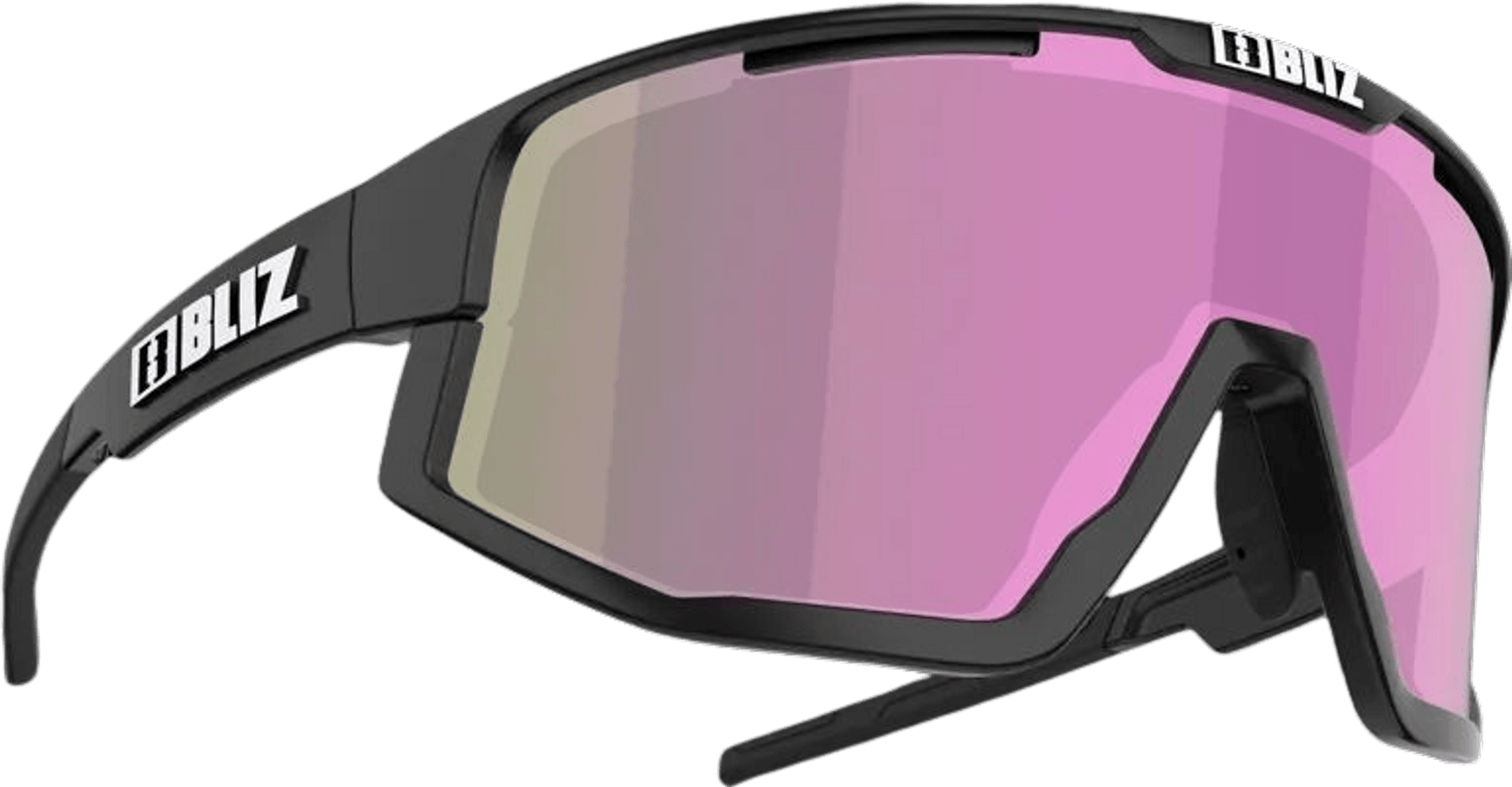 productImage: Fusion Small Matt Black with Violet/Blue Multi