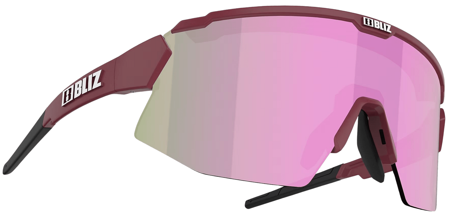 productImage: Breeze Small Matt Burgundy with Brown/Rose Multi + Pink Lens
