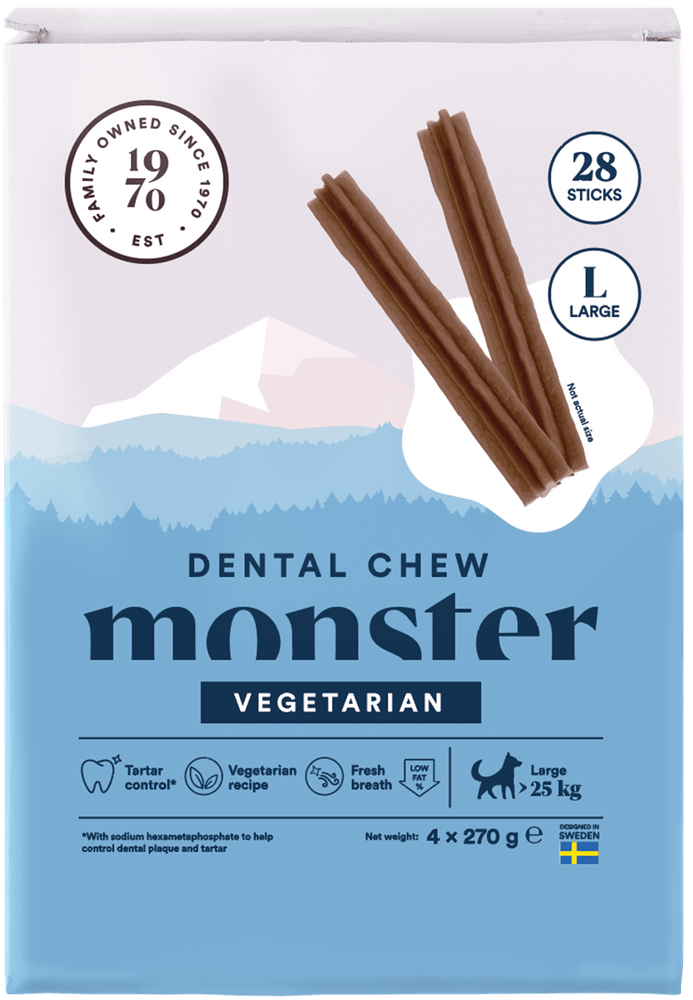 productImage: Dog Dental Chew Veg. L 28 st 1080 g
