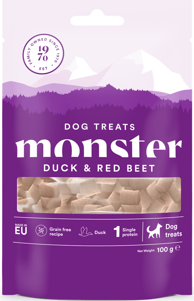 productImage: Dog Treats All Breed Duck/Beet 100 g