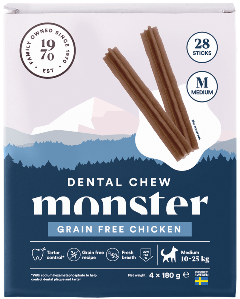 productImage: Dog Dental Chew GF Chicken M 28 st 720 g