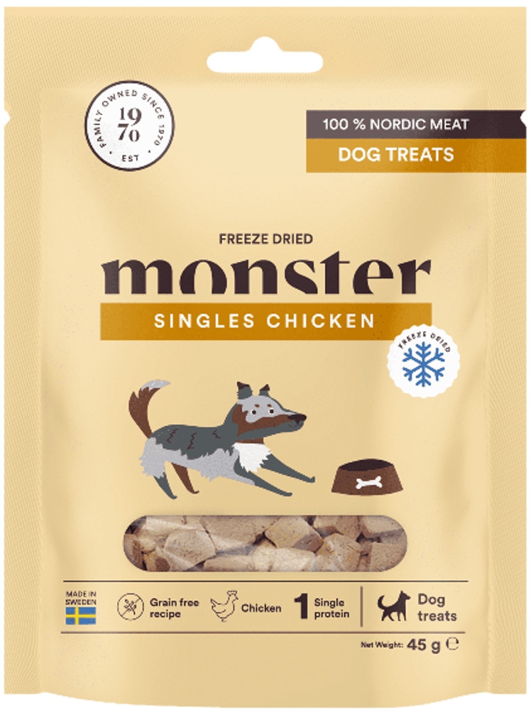 productImage: Dog Treats Freeze Dried Chicken 45 g