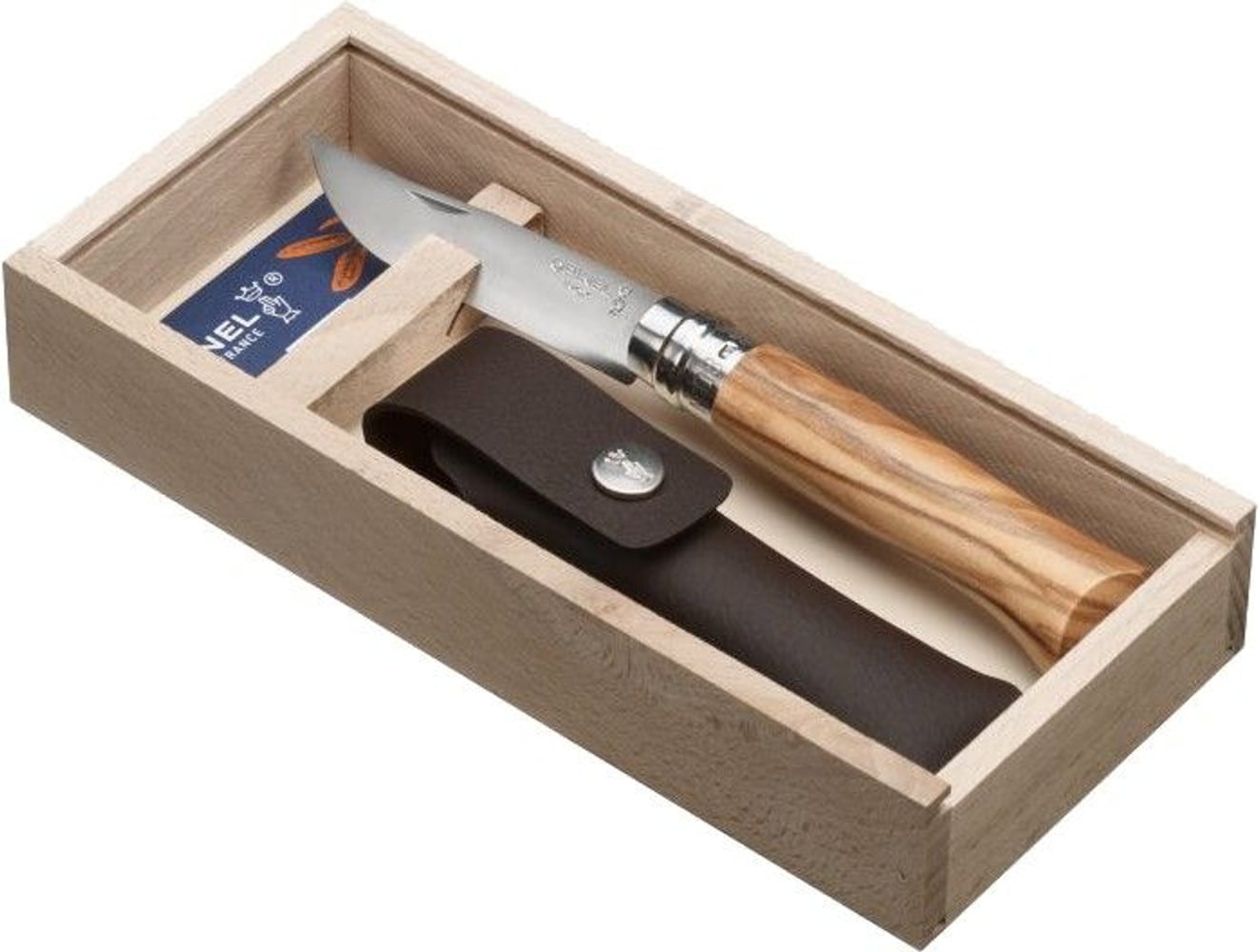 productImage: Luxury Olive No8 Gift Box + Sheath Olivewood 8,5 cm