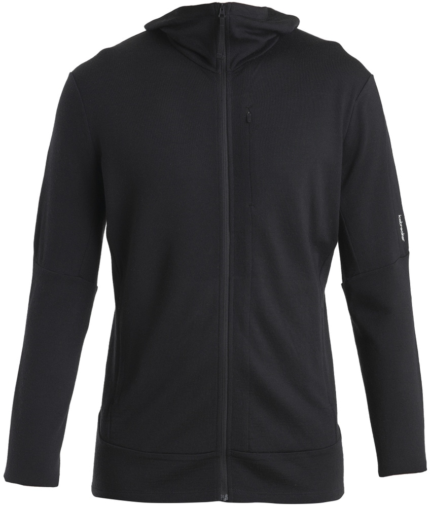 M's Merino 260 Quantum IV LS Zip Hoodie Black, view: 1