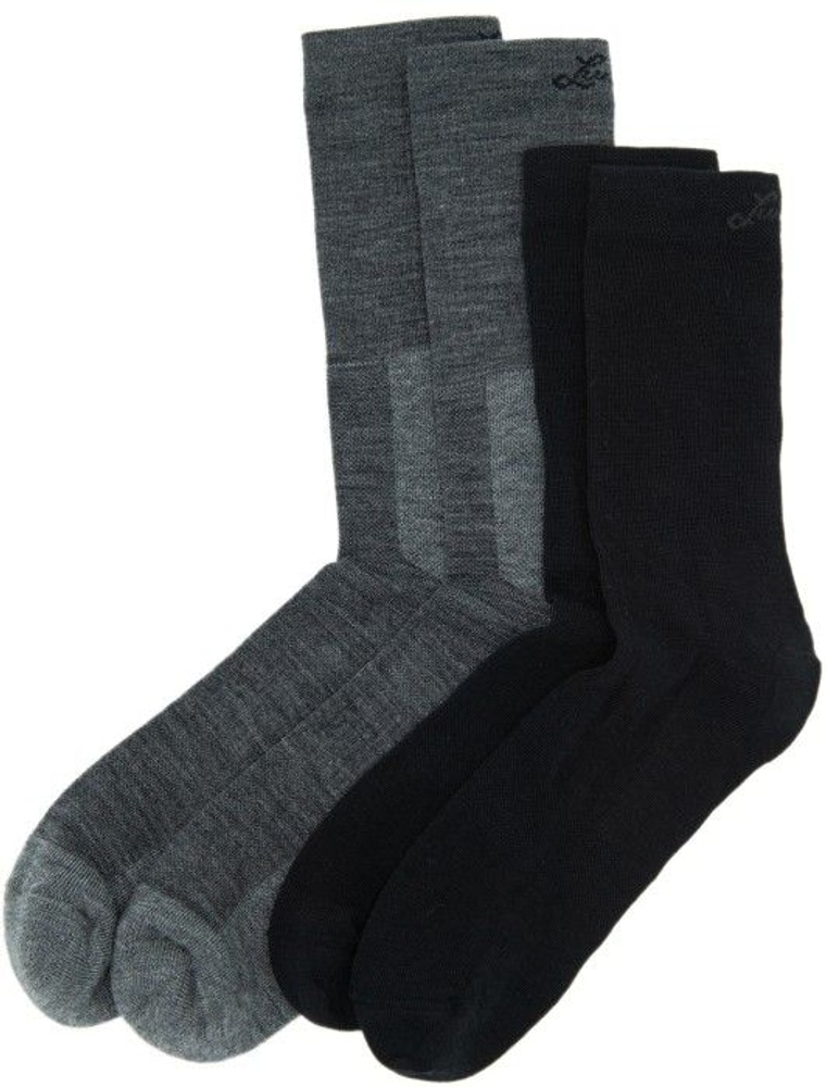 productImage: Merino Trekking Sock Combo Mid Grey Melange/Black