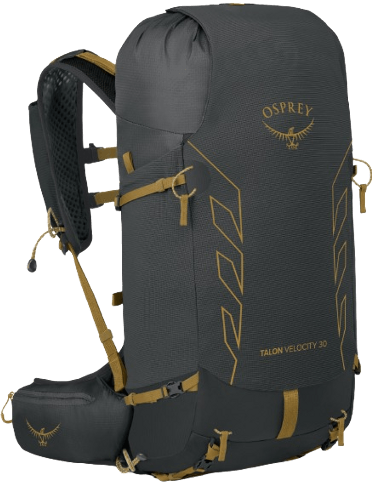 productImage: M's Talon Velocity 30L Dark Charcoal/Tumbleweed Yellow
