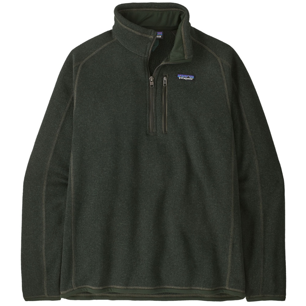 M's Better Sweater 1/4 Zip Old Growth Green, view: 1