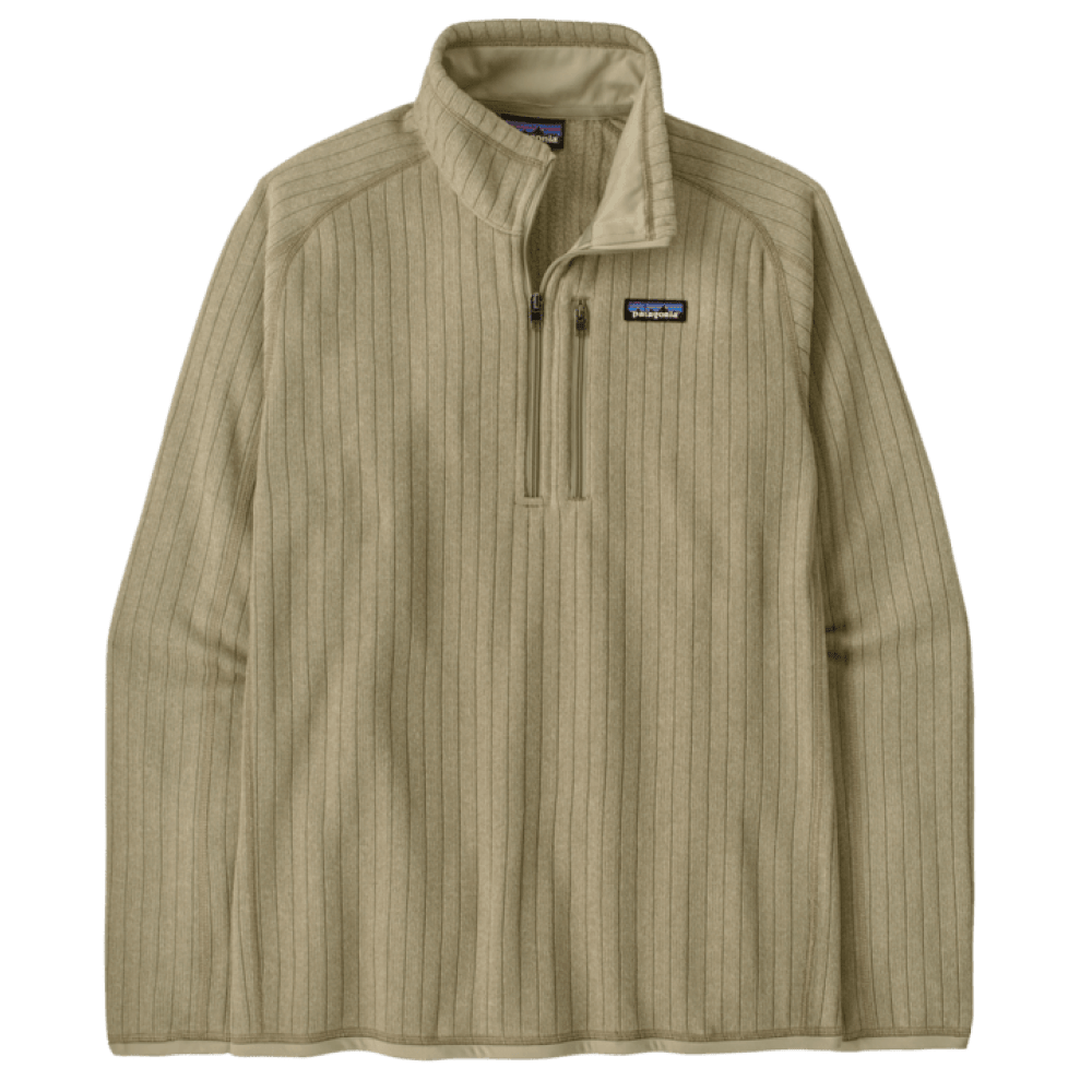 productImage: M's Better Sweater 1/4 Zip Weathered Stone Rib Knit