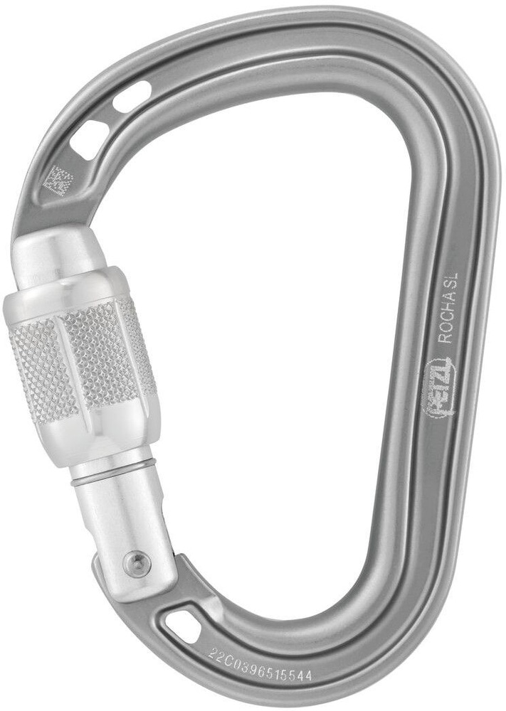 productImage: Rocha Screw-Lock Carabiner Grey Light gray