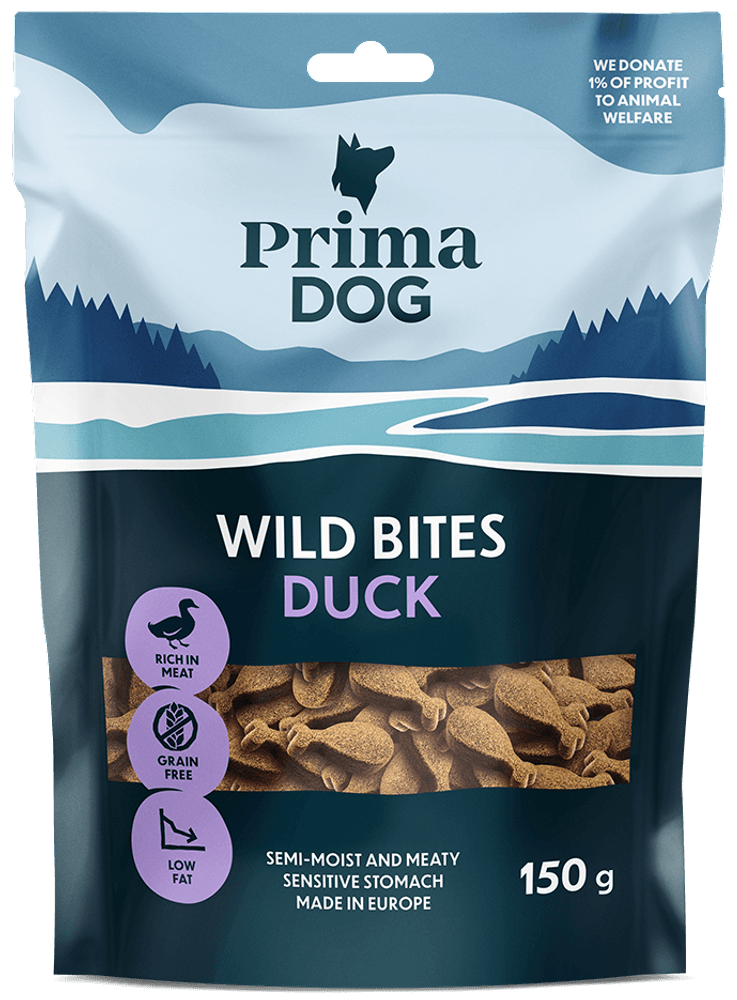 productImage: Wild Bites Anka med Echinacea 150 g