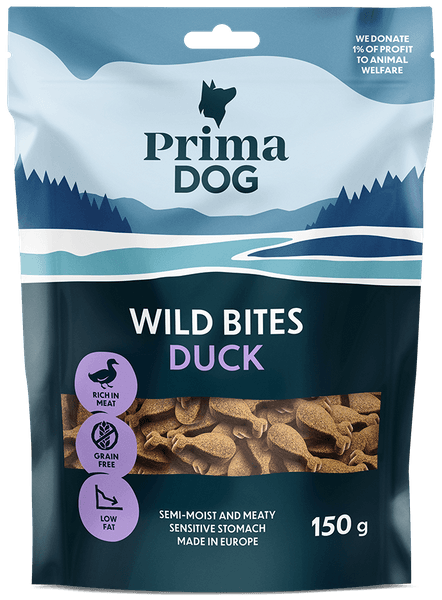 productImage: Wild Bites Anka med Echinacea 150 g