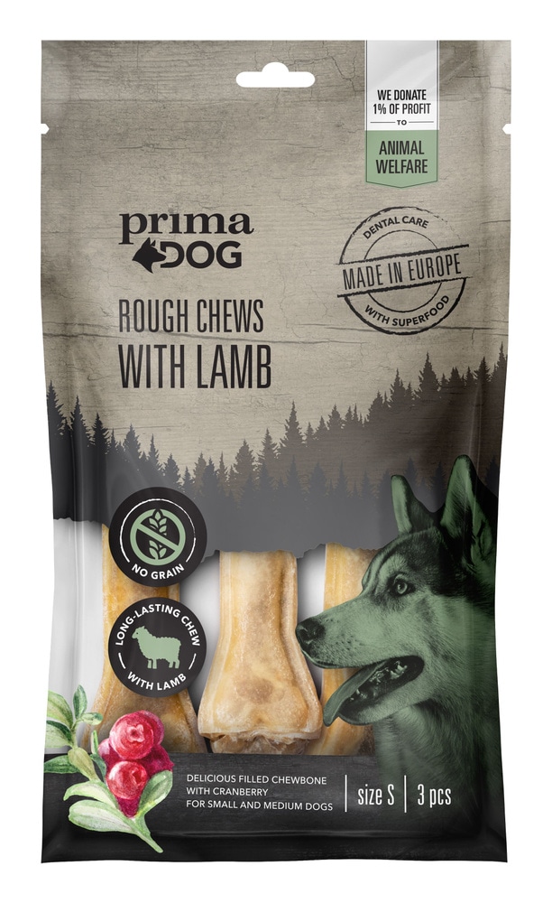 productImage: Rough Chews Lamb/Cranberry 10 cm 105 g
