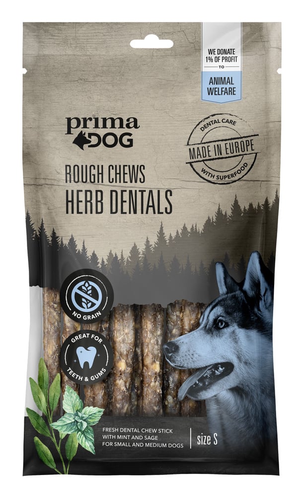 productImage: Rough Chews Dental Mint/Sage 12 cm 100 g