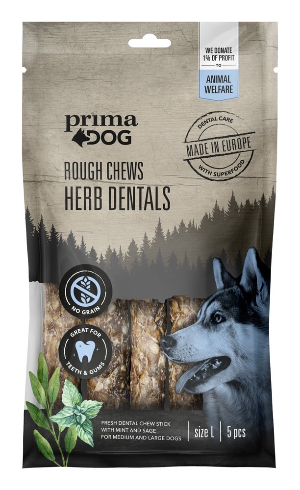 productImage: Rough Chews Dental Mint/Sage 15 cm 175 g