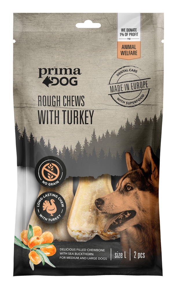 productImage: Rough Chews Turkey/Sea Buckthorn 13,5 cm 140 g