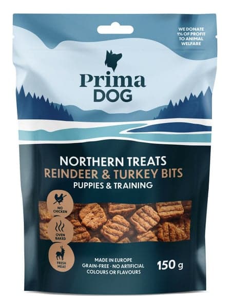 productImage: Northern Treats Bits Ren-Kalkon för Valpar & Träning 150 g