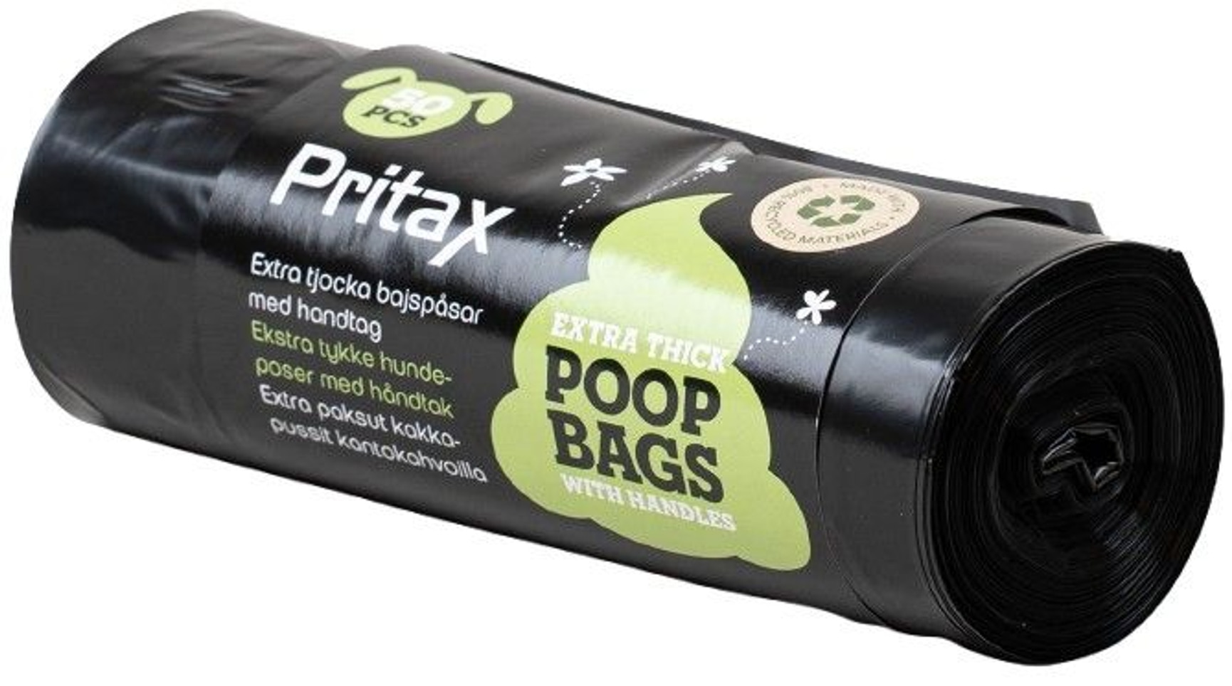 productImage: Pluto Poop Bags 50 pcs Black
