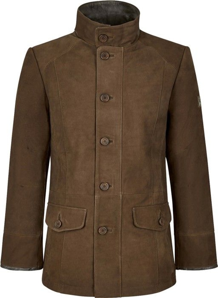 M's Moore Leather Jacket Walnut, view: 1