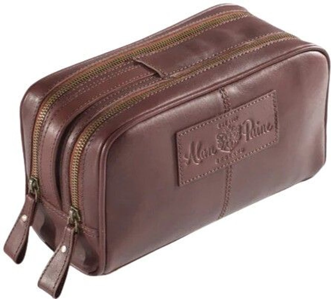 productImage: Wash Bag - Leather Oak