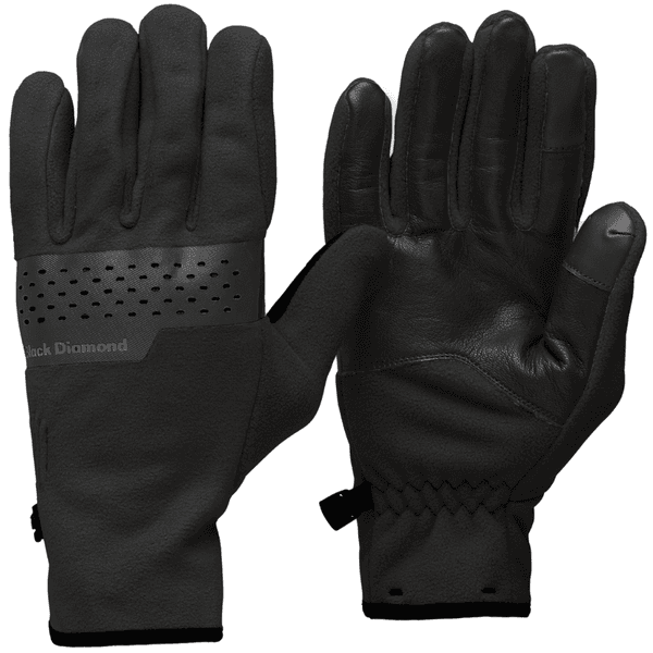 productImage: Diamond Alpine Fleece Gloves Black