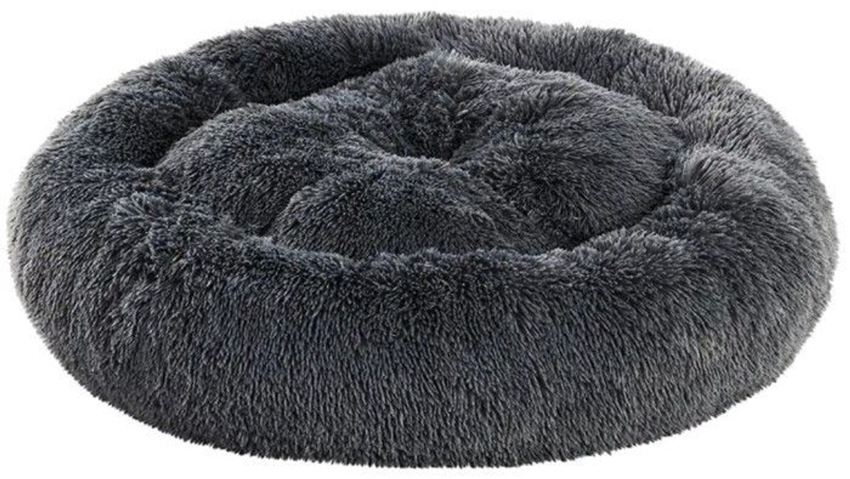 productImage: Fluffy Calming Bed Round XL Dark Grey