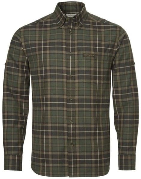 productImage: M's Teal Light Flannel Shirt Hemlock Green Checked