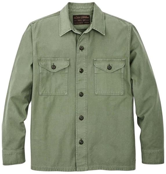 productImage: M's Field Jac-Shirt Washed Fatigue Green