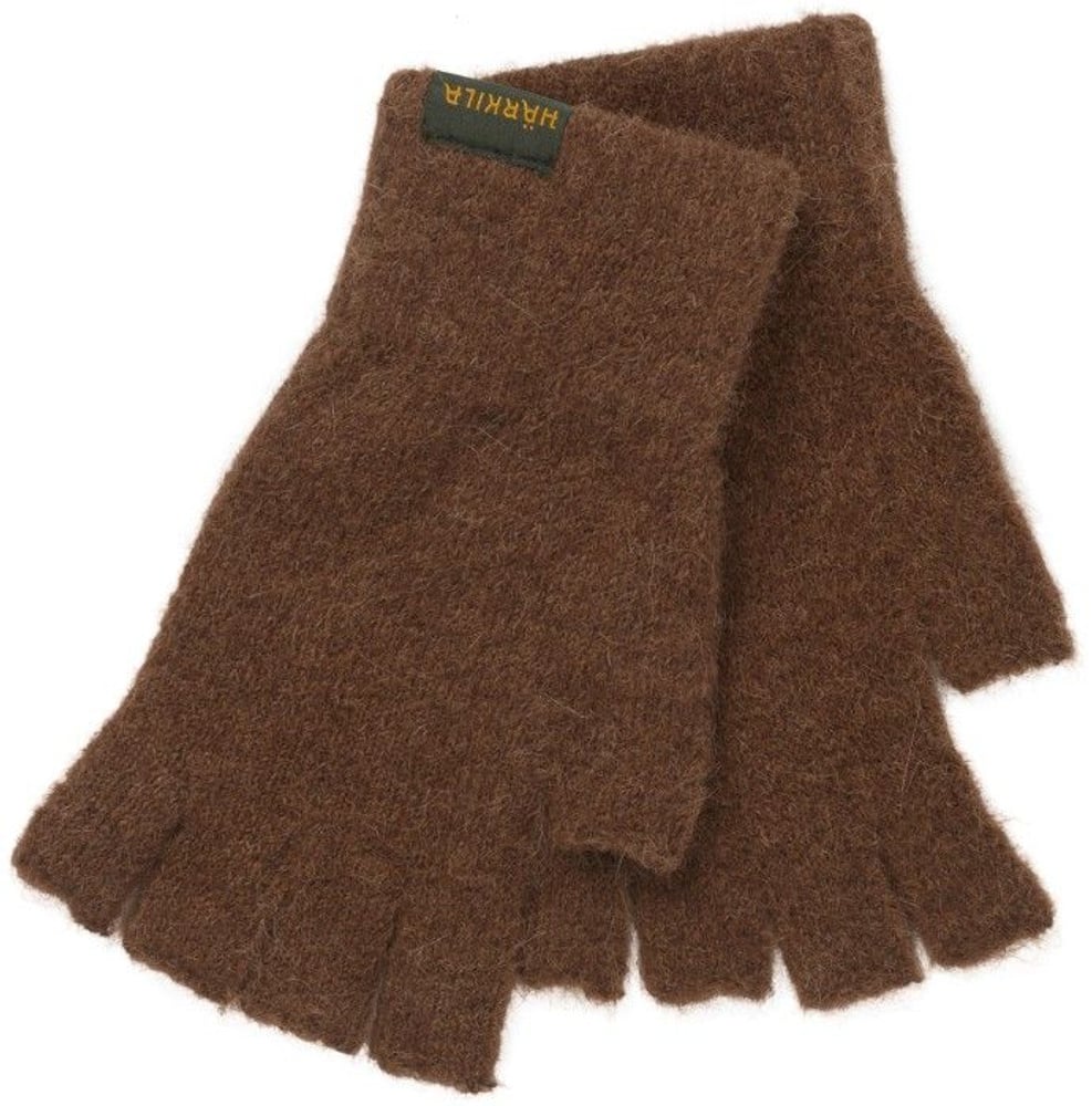 productImage: M's Alpacka Half Finger Gloves P inecone Brown