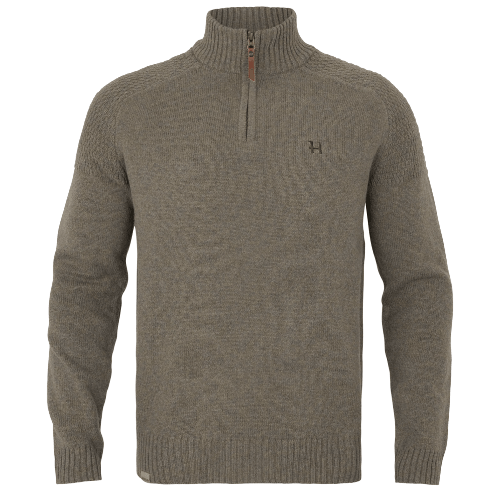 productImage: M's Vincent Merino Half Zip Pullover Dark Sand