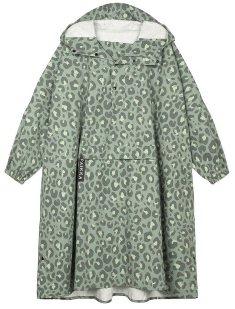 productImage: Human Rain Poncho Green Leo One Size