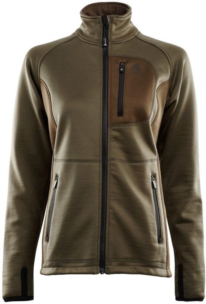 productImage: Aclima W's WoolShell Jacket Capers/Dark Earth