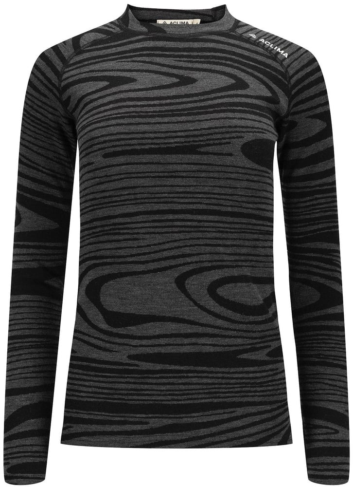 Aclima WarmWool Crewneck W's Black Motion, view: 1