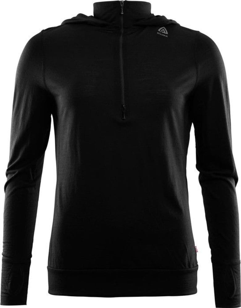 productImage: Aclima LightWool Hoodie Woman Jet Black